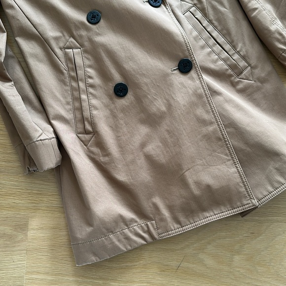 J. Crew Classic Tan Double-Breasted Women's trench Coat - Picture 6 of 11
